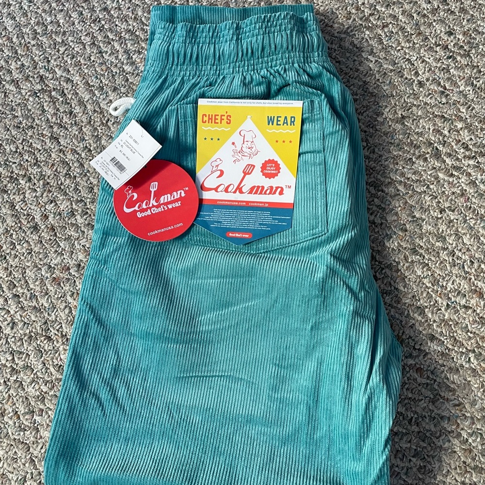 Men’s Cookman USA Light Blue Corduroy Pants - SIZE XL